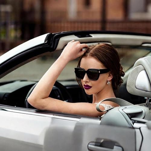 HAOLOTA Polarized Fit Over Glasses Sunglasses for Women Men Trendy Square Wrap Around Shades UV Protection thumbnail 2