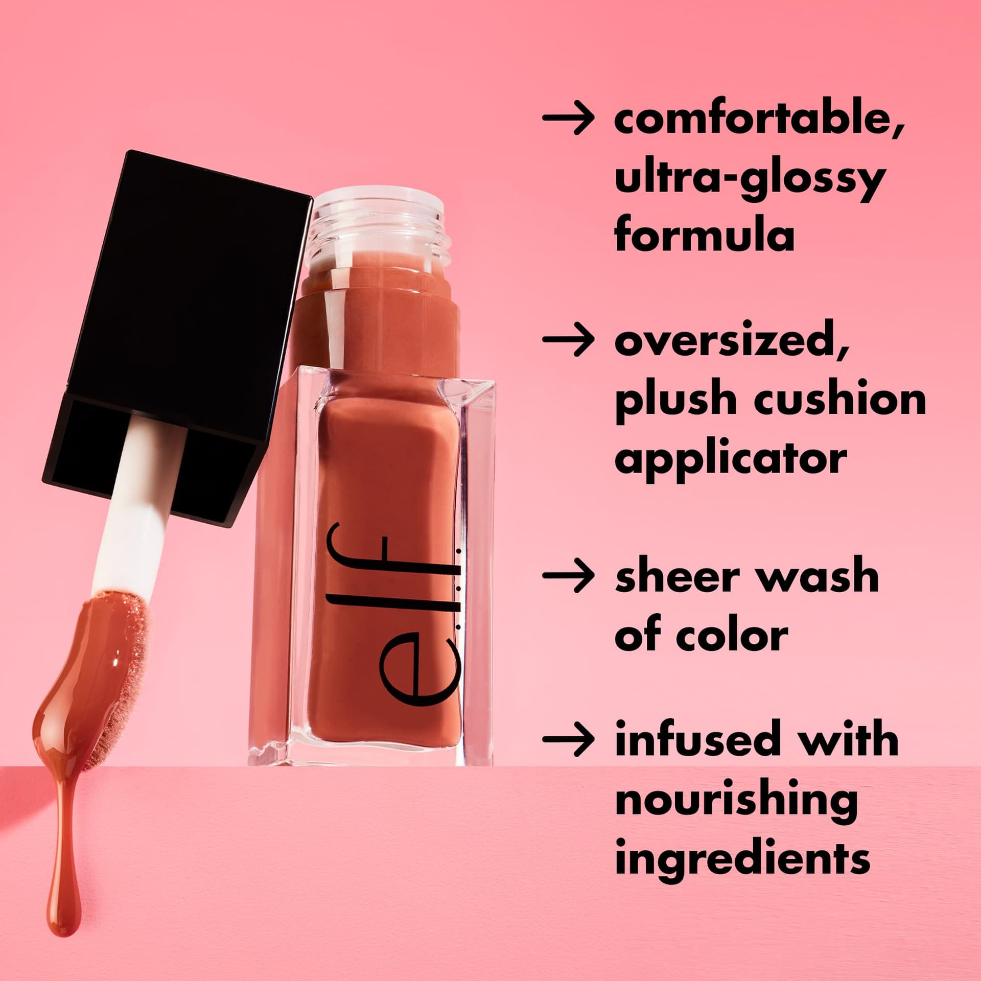 e.l.f. Glow Reviver Lip Oil Rose Envy thumbnail 5