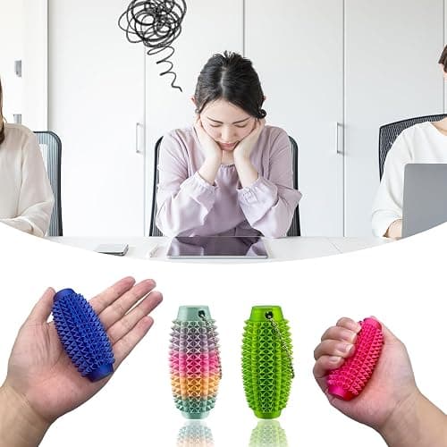 3Pcs Upgrade Little Ouchies Pain Stim Fidget, Pocket Mini Fidget Toy for Adults,3D Printed Fidget Toys Anxiety Relief Items, Anxiety Relief Items Pain Stim Bumpy Fidget Novelty Gift Bags for Kids thumbnail 3