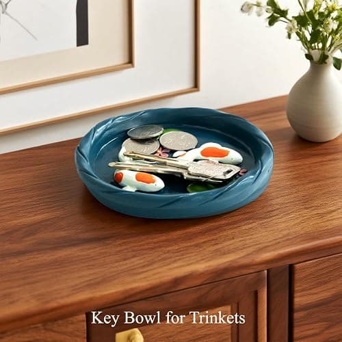 wowhalolo Koi Fish Ring Dish - Resin Jewelry Tray, Jewerly Holder for Women& Engagement Gift, Wedding Ring Holder for Ceremony, Key Bowl for Trinkets, Small Decorative Tray thumbnail 4
