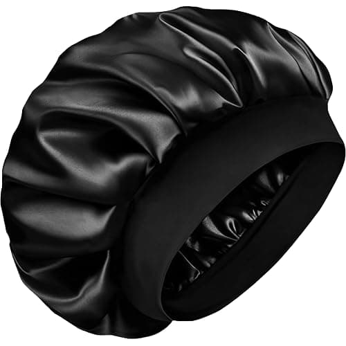 Silk Bonnet for Men Hair Bonnet for Sleeping Double Layer Satin Bonnets for Black Women Curly Hair Braids - Image 1