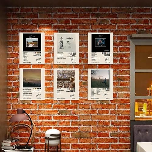 ZYIONCM Zachs Poster Set of 6 Album Cover Posters 8 by 10 inch Music Posters for Room Bedroom Living Room Aesthetic Canvas Wall Art for Room Decor-Unframed thumbnail 5