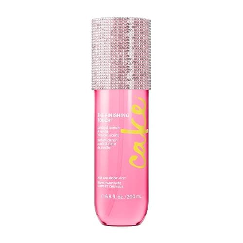 Cake Beauty Finishing Touch Hair and Body Mist, Candied Lemon & Vanilla Blossom Scent- Fine Fragrance Mist – Infused with Argan Oil and Vitamin E – 200 ml - Image 1