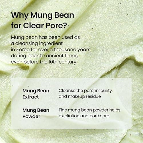 beplain Mung Bean pH-Balanced Cleansing Foam (2.7fl.oz/80ml) | Fragrance-Free | Non-Comedogenic Tested | Deep Pore Facial Cleanser | Suitable for Sensitive Skin | Face Mask Cleanser | Korean Skincare thumbnail 4
