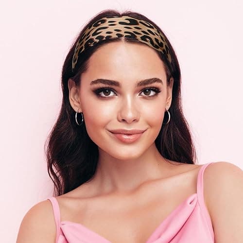 Sumolux Head Hair Scarf for Women Like Satin Silk Scarf Bandana Hair Wrapping Night Large Square Scarves 27.5" thumbnail 3