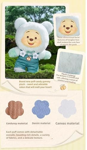 MINISO Disney Winnie The Pooh Candy Series 1 Random Blind Bag Blind Box Cute Birthday Gift for Christmas, Halloween thumbnail 3