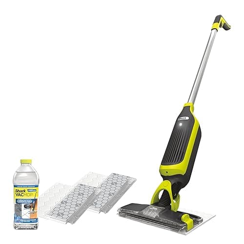 Shark VACMOP Cordless Hard Floor Vacuum Mop, Includes 2 Disposable Pads and 12 Ounces Solution, Charcoal Gray, VM180 - Image 1