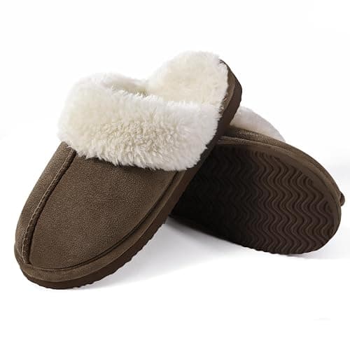 Litfun Women's Fuzzy Memory Foam Slippers Fluffy Winter House Shoes Indoor and Outdoor thumbnail 3