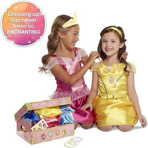 Disney Princess Dress Up Trunk Deluxe 21 Piece Officially Licensed [Amazon Exclusive] thumbnail 2