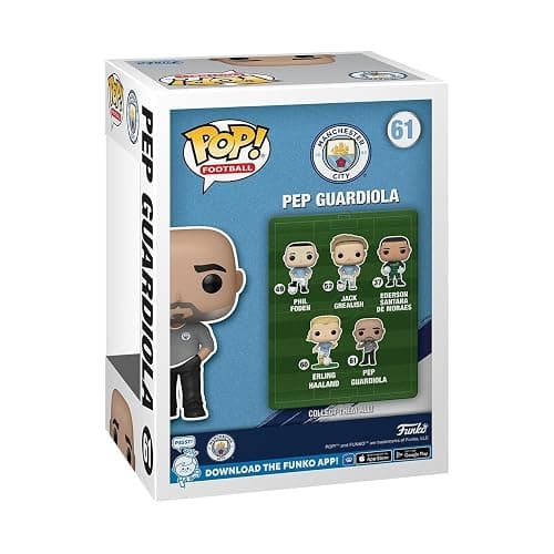 Funko POP! Football: Pep Guardiola - Manchester City FC - Collectable Vinyl Figure - Gift Idea - Official Merchandise - for Kids & Adults - Sports Fans - Model Figure for Collectors thumbnail 3