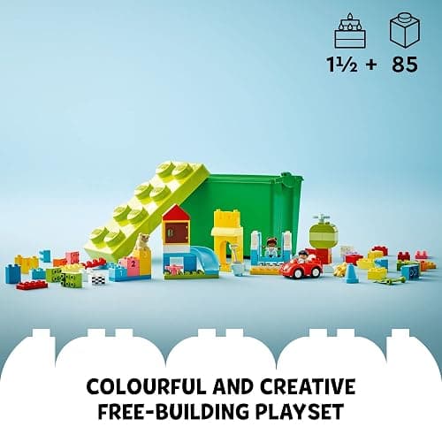 LEGO DUPLO Classic Deluxe Brick Box Building Blocks - Learning & Educational Toys for Toddlers, Preschool, Ages 1.5+ Years - Gift for Birthdays - Develop Fine Motor Skills - 10914 thumbnail 3