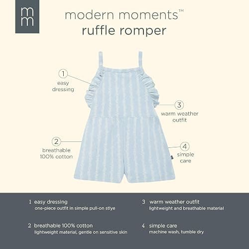 Flower Striped Romper thumbnail 5