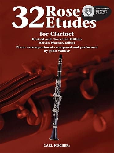 WF85 - 32 Rose Etudes for Clarinet Book - Image 1