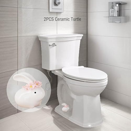 Pink Bunny Ceramic Toilet Cap Cover thumbnail 3