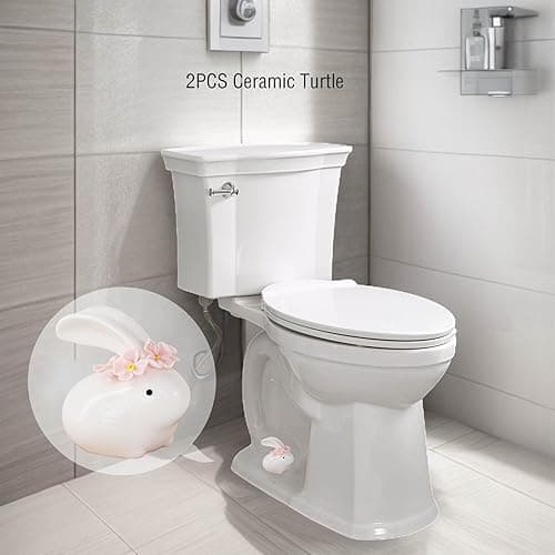Pink Bunny Ceramic Toilet Cap Cover thumbnail 3
