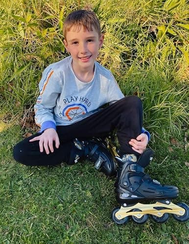 MammyGol Inline Skates for Boys and Girls Youth, 4 Size Adjustable Roller Skates with PU Flashing Wheels, Aggressive Inline Skates High Performance for Kids Age 6-12 thumbnail 6
