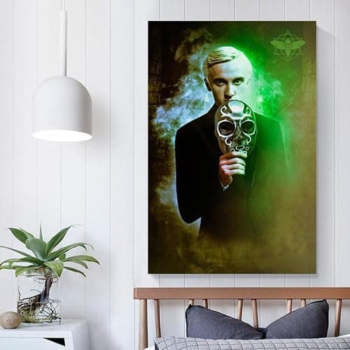 WENIN Tom Felton Draco Malfoy Canvas Art Poster and Wall Art Picture Print Modern Family bedroom Decor Posters 16x24inch(40x60cm) thumbnail 5