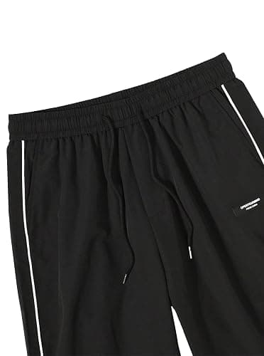 SOFIA'S CHOICE Men's Baggy Pants Wide Leg Striped Star Casual Y2k Pant with Pocket Streetwear thumbnail 6