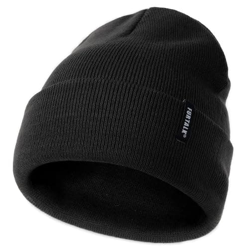 FURTALK Toddler Knitted Winter Hat Boys Girls Acrylic Beanie Hat Baby Kids Cuffed Winter Hats - Image 1