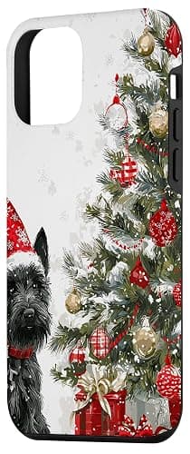 Scottie Dog Christmas Art Holiday Case for iPhone 12 mini thumbnail 2