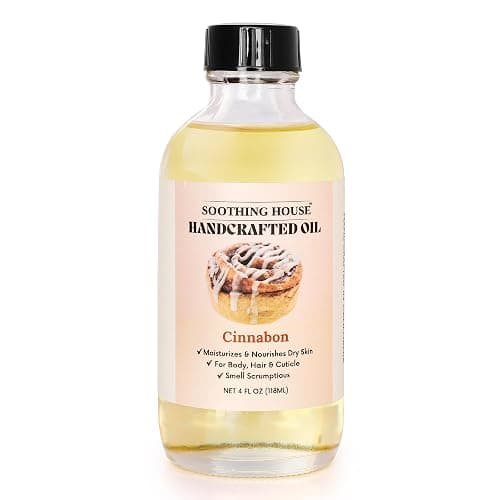 Soothing House Cinnabon Body Oil - Moisturizing Body Oil for Soft, Smooth, Radiant Glowing Skin (4 fl oz) - Image 1