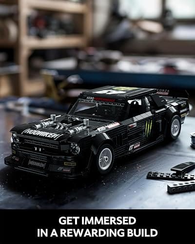 Nifeliz Mini HOONIKEN Muscle Car Building Set, Colletible Model Toy for Adults and Car Lovers, Ideal Holiday or Birthday Gift for Home or Office Décor (1,605PCS, NF10272A) thumbnail 2