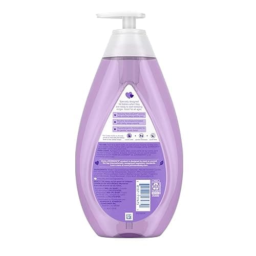 Johnson's Bedtime Baby Bath with Soothing NaturalCalm Aromas, Hypoallergenic & Tear-Free Liquid Baby Bath Formula, No Parabens, Sulfates, Dyes, or Phthalates, 27.1 fl. oz thumbnail 4