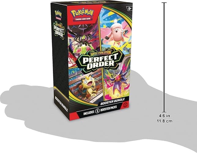 Pokémon TCG: Mega Evolution—Perfect Order Booster Bundle thumbnail 3