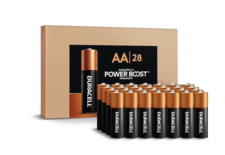 Duracell Coppertop AA Alkaline Batteries with POWER BOOST Ingredients, 28 Count (Pack of 1), Long-Lasting Alkaline, Re-closable for Quick Access and Organized Storage thumbnail 2