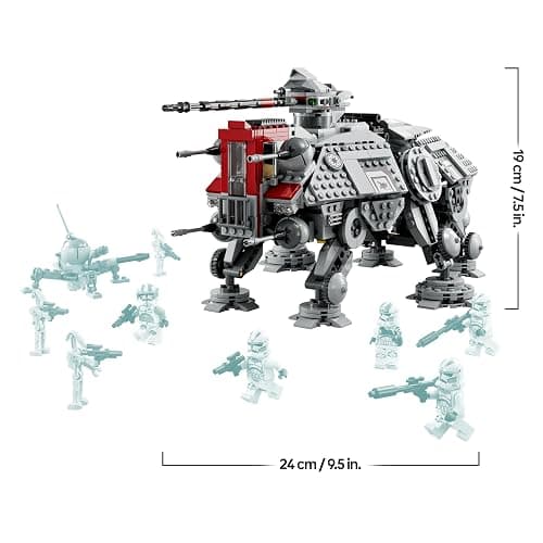 LEGO Star Wars 75337 AT-TE Walker Building Toy with 3 212th Clone Trooper Minifigures, plus Dwarf Spider & Battle Droid Figures - Gift for 9+ Year Old Boys & Revenge of the Sith Fans thumbnail 3