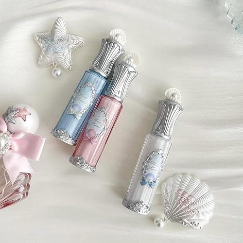 Flower Knows Shell's Jewel Nourishing Lip Glaze,Hydrating Lip Gloss with Hyaluronic,Moisturizing Plumping Oil,Non-Sticky Formula,0.16 fl.oz(P05 Shell Heart) thumbnail 8