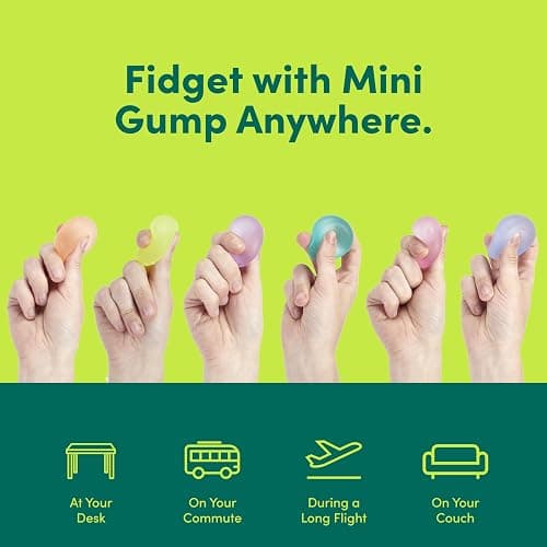 Speks Mini Gump Stress Balls | Ultra Soft Squishy Fidget Toy for Adults & Teens | Stress Relief & Desk Toy | Prism thumbnail 5