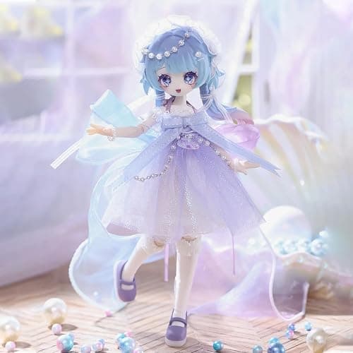 CALEMBOU BJD Blind Box, 1/12 Meki Creaters's Essence Series 16cm Ball Jointed Doll, Cute Dress Up Doll with Joints, Collection Action Figure for Birthday Christmas thumbnail 3