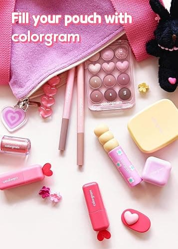 COLORGRAM Pin Point Eyeshadow Palette 01 Peach+Coral= | Ultra-Blendable Matte, Glitter, Shimmer Shades for Daily Makeup | K-Beauty Eye Palette with Easy-to-Use Calculator Design thumbnail 9