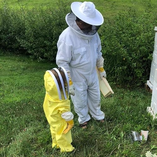 Luwint Kids Full Body Ventilated Beekeeping Suits - Cotton Bee Beekeeper Suit for Children (3.9ft Height) thumbnail 2