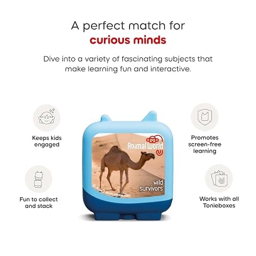 Tonies Animal World: Wild Survivors Clever Set - 4 Pack thumbnail 3