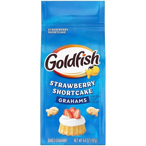 Goldfish Grahams Strawberry Shortcake Flavored Baked Snack Crackers, 6.6 Oz Bag - Image 1