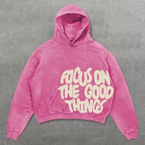 OATSBAS Men's Y2K Letter Print Hoodie Acid Wash Oversize Vintage Hoodies Hip-Hop Baggy Gothic Pullover Sweatshirt thumbnail 6