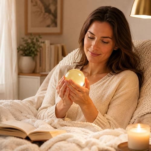 NKMJOK Coconut Oil Squishy, Coconut Oil Relax Ball, Handmade Sensory for Relax Relief and Focus Enhancement, 6x6x6 cm Natural Color Ball thumbnail 5