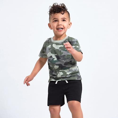 Gerber Baby Boys' 3-Pack Pull-on Knit Shorts thumbnail 2