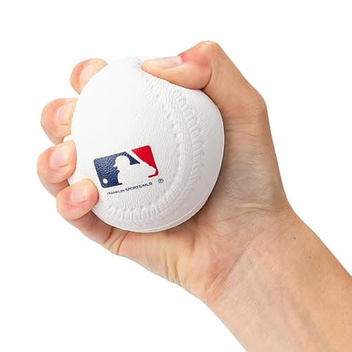 Franklin Sports Foam Baseballs - Soft Foam Practice Baseballs for Kids - Perfect for Hitting and Indoor or Outdoor Play - 3 Pack - Official MLB Licensed Product thumbnail 7
