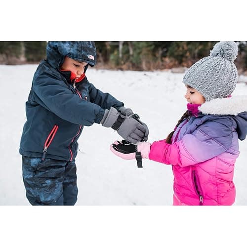Zelda Matilda 3M 100G Thinsulate - Waterproof Warmest Winter Kids Gloves For Boys and Girls thumbnail 5