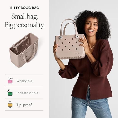 BOGG BAG Bitty Small Tote – 11” x 8.5” x 4.5” – Essential Bags for Beach, Pool, Boat, Sports, Tailgating, Cruise, Travel thumbnail 2
