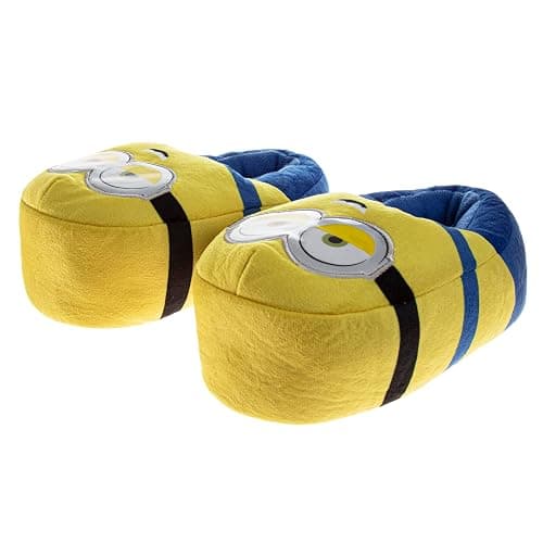 Josmo Minions Slippers for Girls and Boys - Despicable Me Indoor Comfy House Shoes Plush Fuzzy Minion Slipper (sizes: 5-10 Toddlers / 11-1 Little Kid / 2-5 Big Kids) thumbnail 4