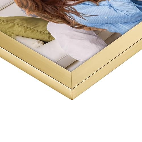 Giftgarden 8.5x11 Picture Frame Gold, 8.5 by 11 Award Certificate Diploma Document Frames for Wall or Tabletop Display, 5 Pack thumbnail 7