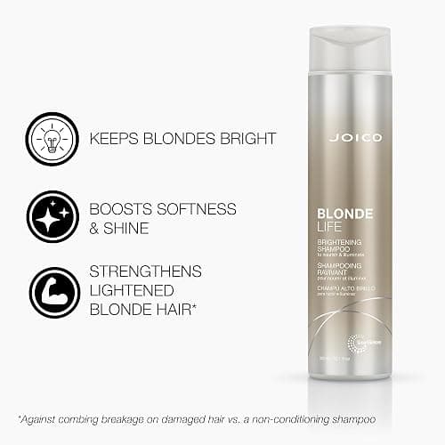 Joico Blonde Life Brightening Shampo & Conditioner | For Blonde Hair | Add Softness & Smoothness | Sulfate Free | Fortified With Monoi & Tamanu Oil thumbnail 3