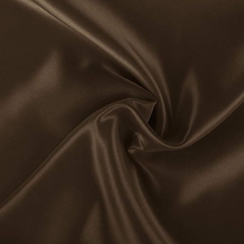 BLISSFORD Brown Satin Pillowcase with Zipper, for Hair and Skin Care, Feels Soft and Cool Like a Silk Pillowcase, Satin Pillow Cases 2 Pack, Slik Pillow Cover, Standard Size, Set of 2 thumbnail 8