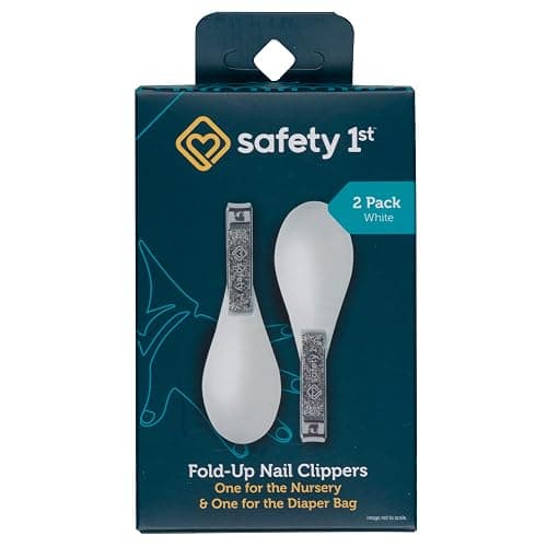 Safety 1st Fold-Up Nail Clippers - 2pk - Image 1