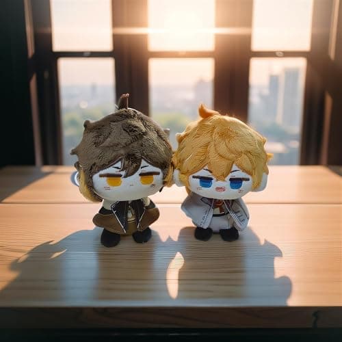 TOPLITHE Genshin Impact Kuscheltier, Anime Plüschtier Niedliche Weiche Stoffpuppe Schlüsselanhänger, Carcoon Figur Als Geschenk for Fans (Size : Arlecchino) thumbnail 4