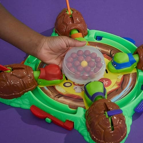 Hasbro Games Hungry Hungry Hippos: Teenage Mutant Ninja Turtles Edition Game | Ages 4 and Up | 2 to 4 Players | Kids Board Games | Gifts for Preschoolers (Amazon Exclusive) thumbnail 5
